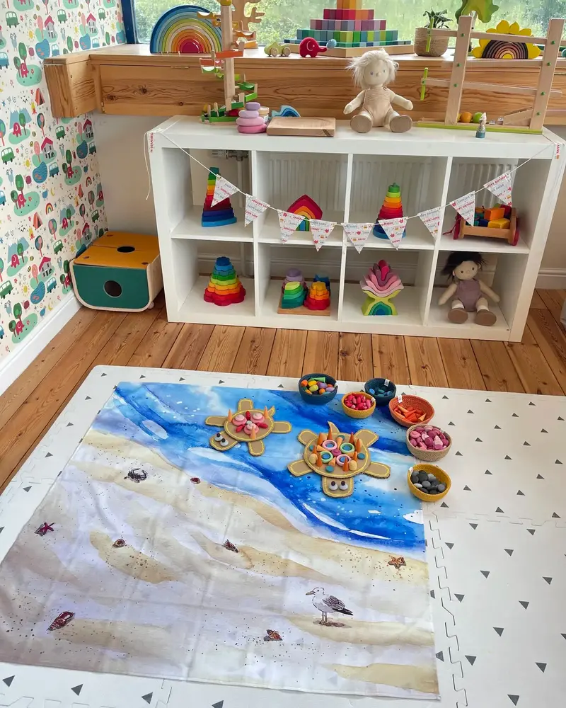 Wonderie Play Cloth - A Day At The Beach 2