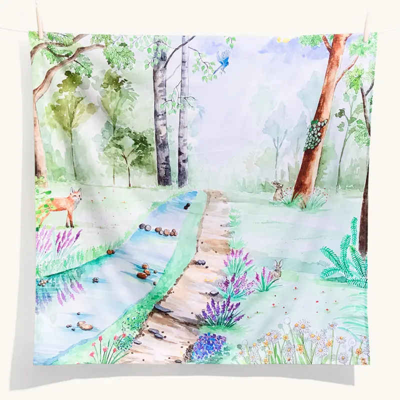 Wonderie Play Cloth - A Walk In The Forest 1