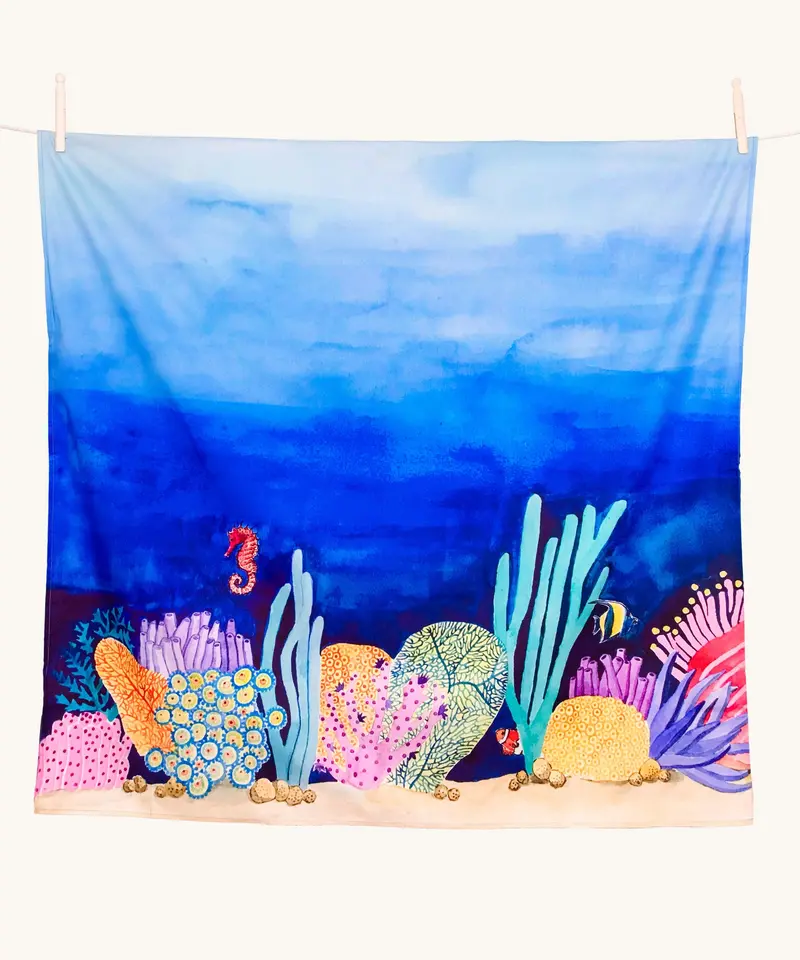 Wonderie Play Cloth - Amongst Corals 1