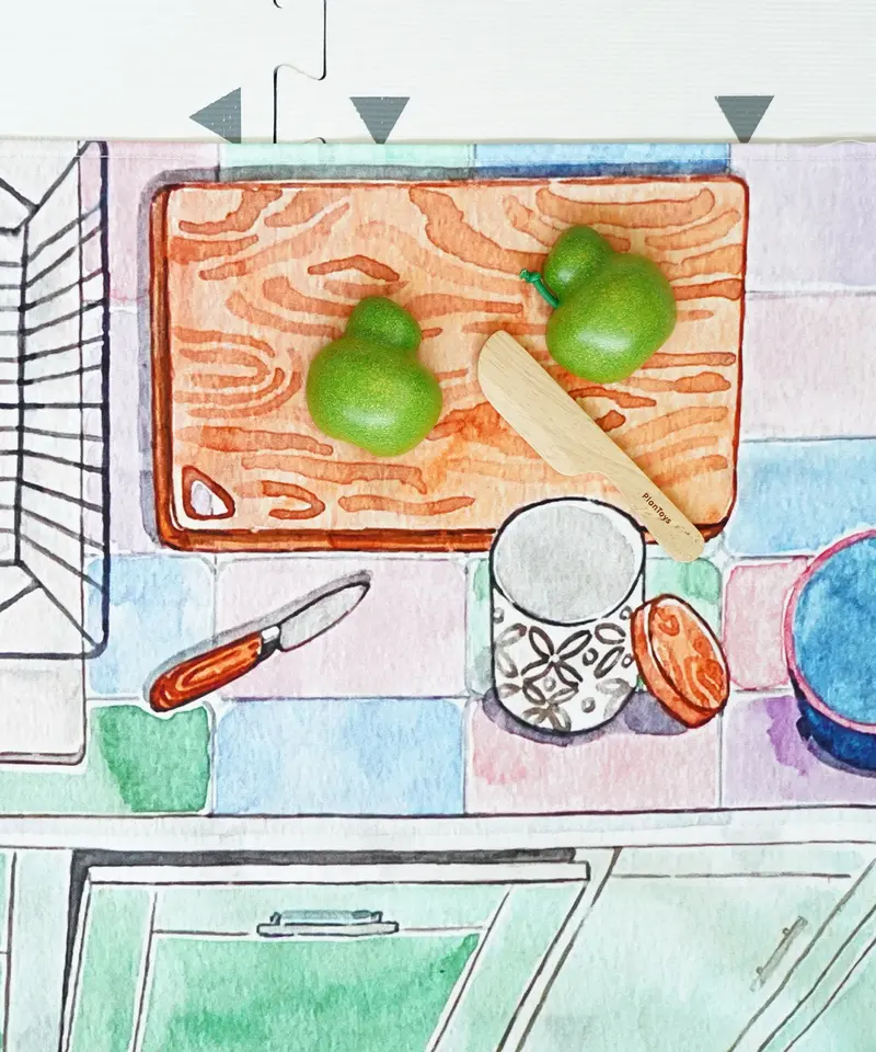 Wonderie Play Cloth - Around The Kitchen 2