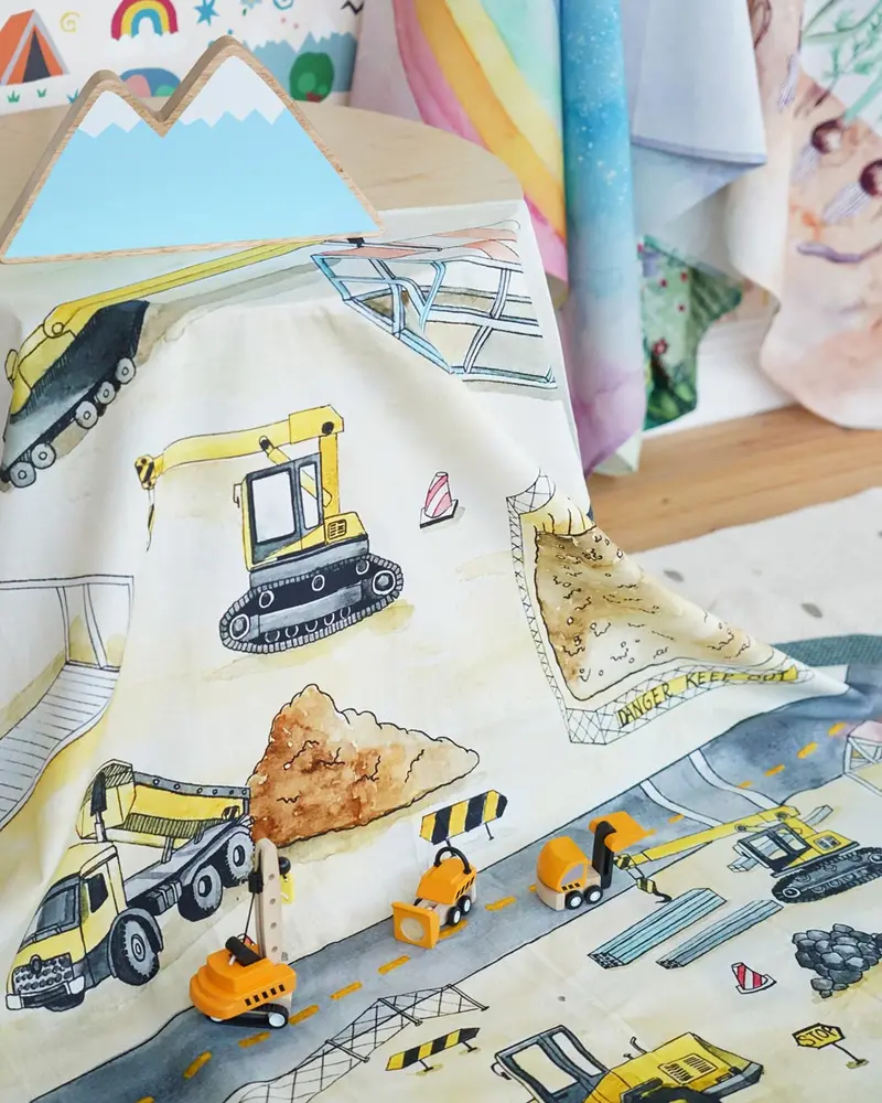 Wonderie Play Cloth - Building Site 2