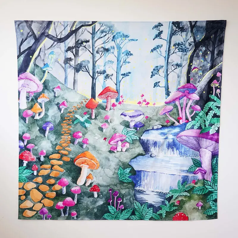 Wonderie Play Cloth - Enchanted Toadstool Forest 1