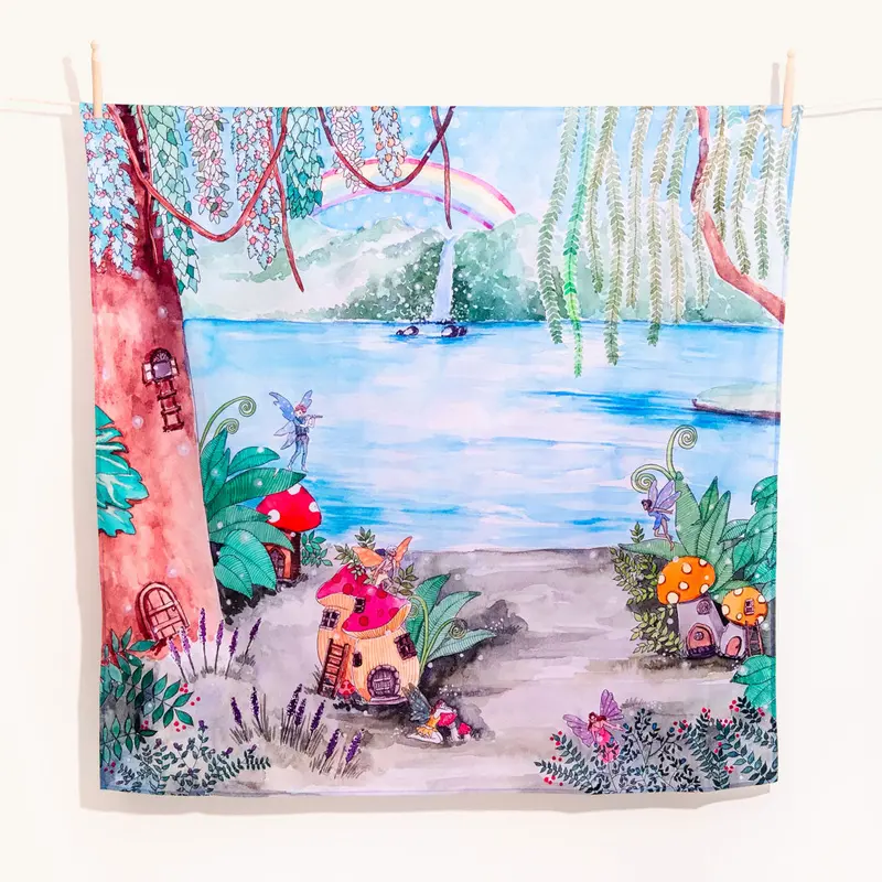 Wonderie Play Cloth - Fairy Dust Garden 1