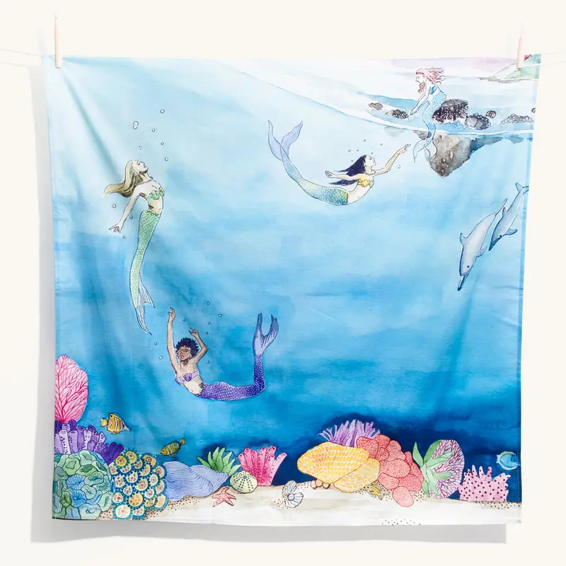 Wonderie Play Cloth - Tales Of Mermaids 1