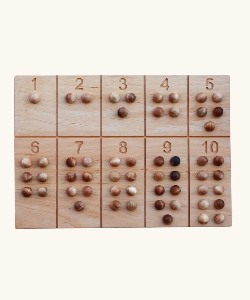 Wooden Story Number Tracing Board 1