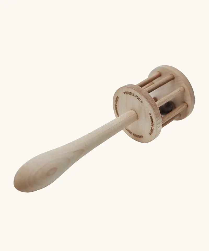 Wooden Story Rattle - Nighthawk 2