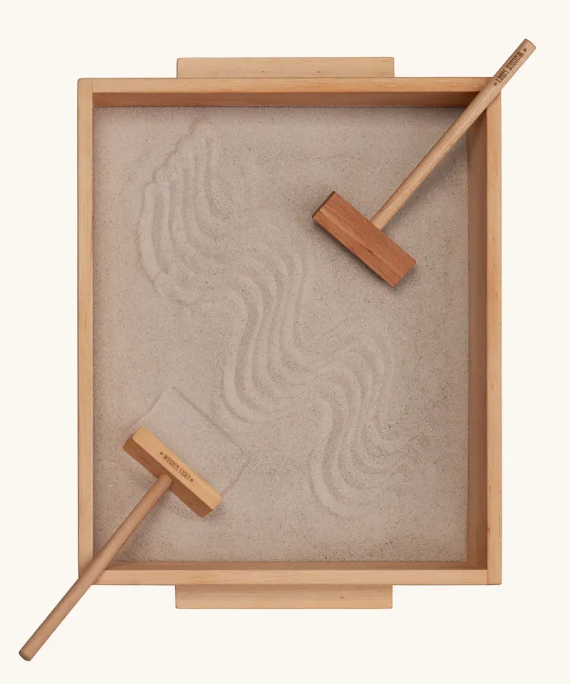 Wooden Story Sand Tray & Accessories 1
