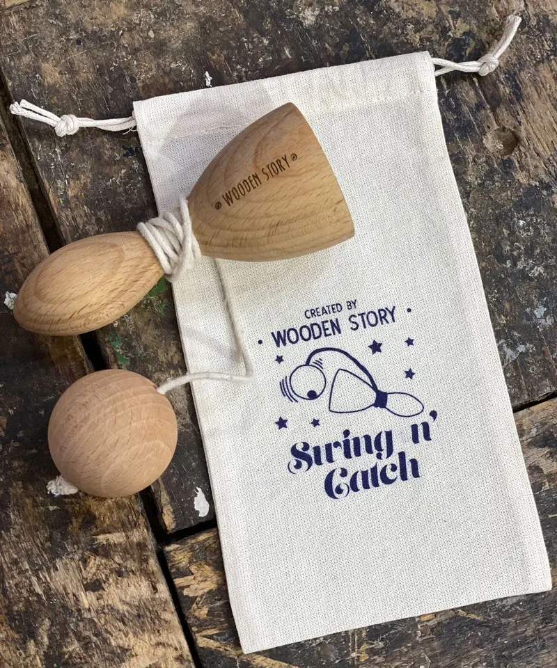 Wooden Story Swing N' Catch 1