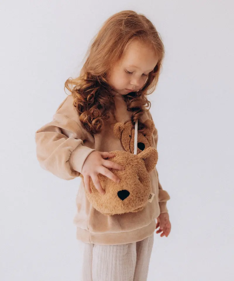 Wooly Organic Teddy Bear Purse 2