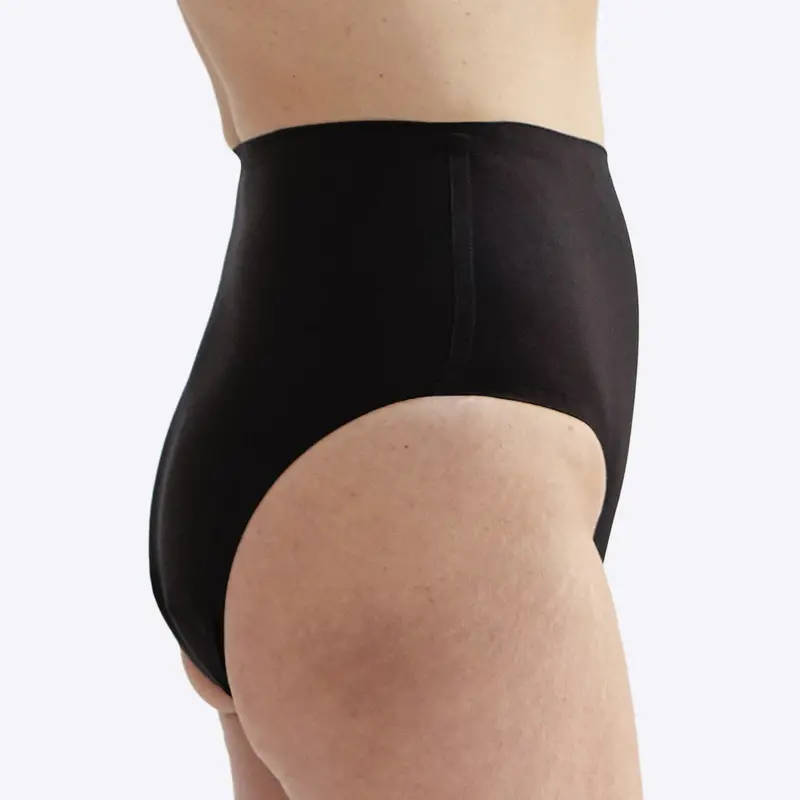 Wuka High Waist Incontinence Pants - Black 2