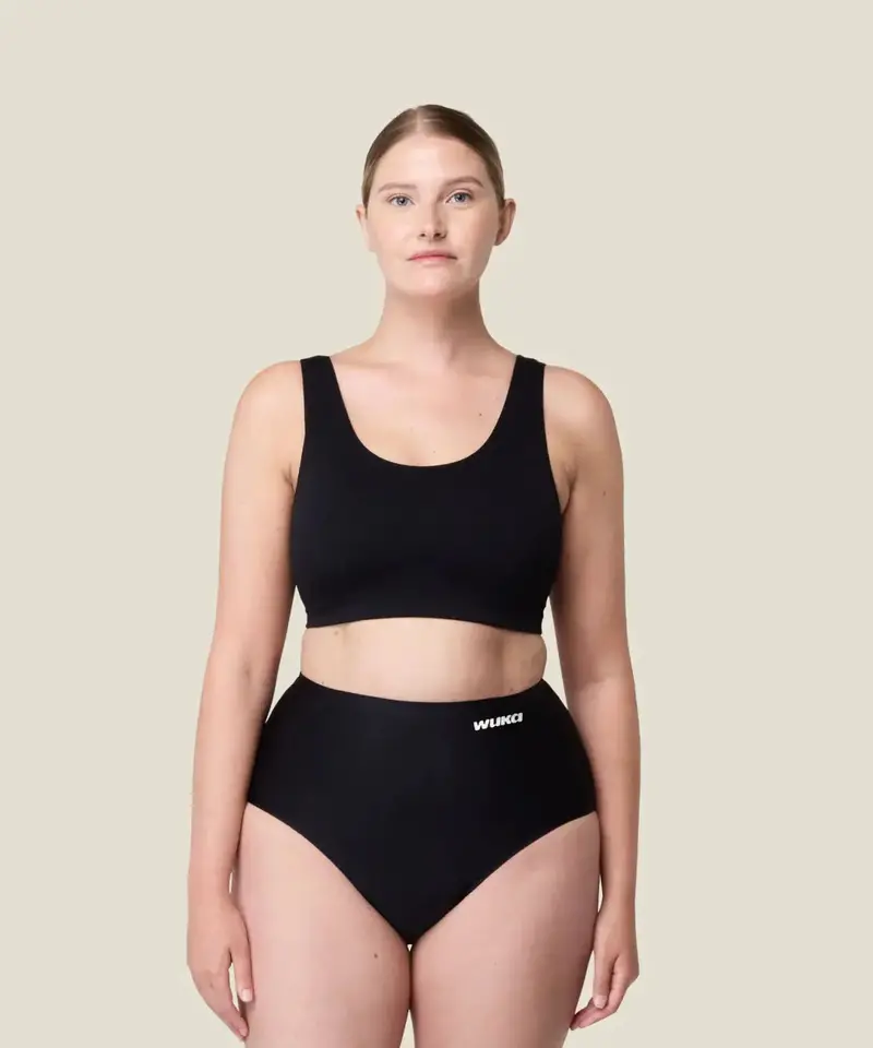 Wuka Stretch Seamless High Waist Period Pants Black - Super Heavy 2