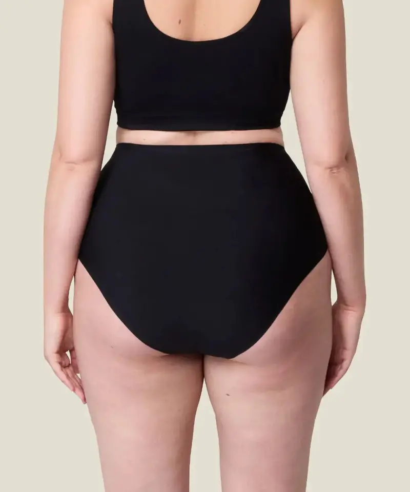 Wuka Stretch Seamless High Waist Period Pants Black - Super Heavy 3