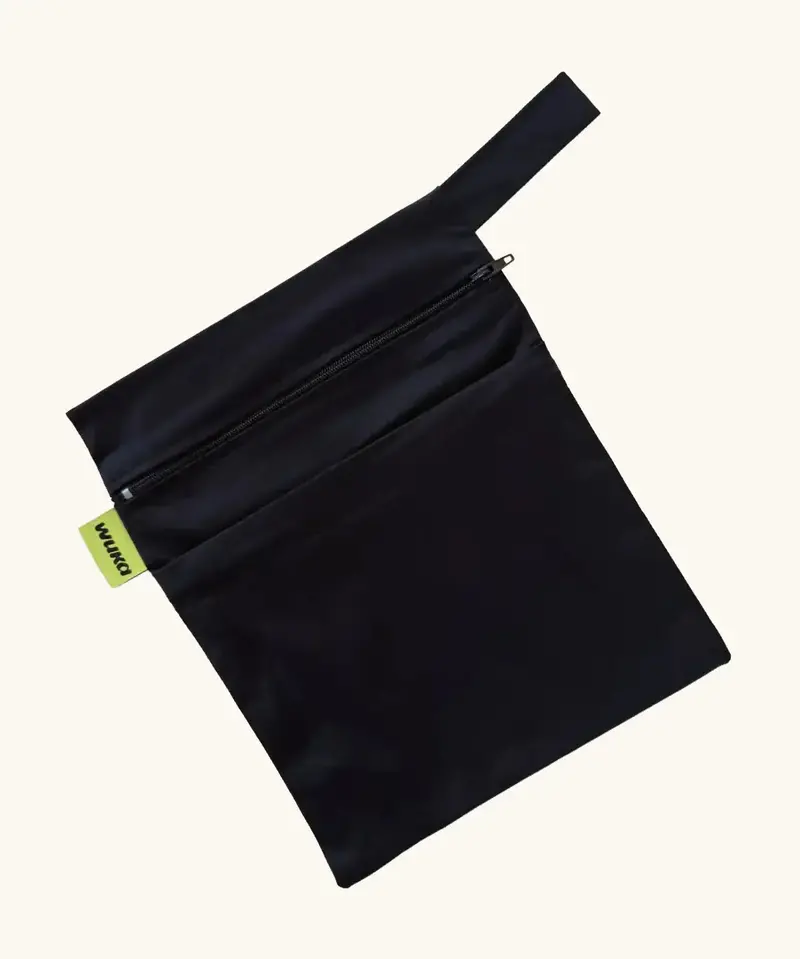 Wuka Two Pocket Period Pants Changing Bag - Black 1