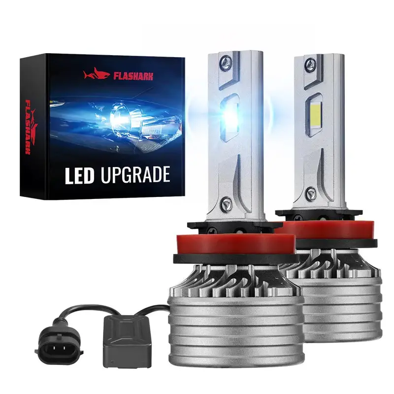 X4i H11/H8/H9 110W 6500K 28000Lm White Ip67 Led Headlight Bulbs 2Pcs 1