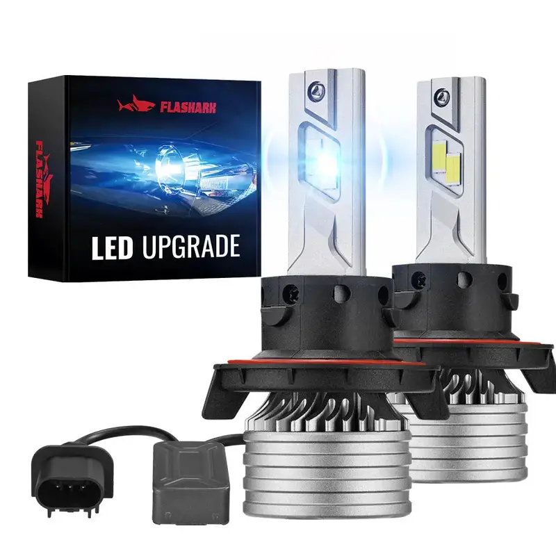 X4i H13/9008 110W 6500K 28000Lm White Ip67 Led Headlight Bulbs 2Pcs 1