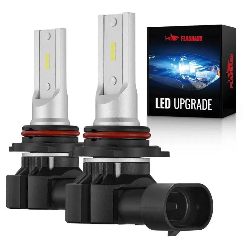 Xf1 9006/Hb4 Fog Light Bulbs 3000K 6000Lm Led 2Pcs 1