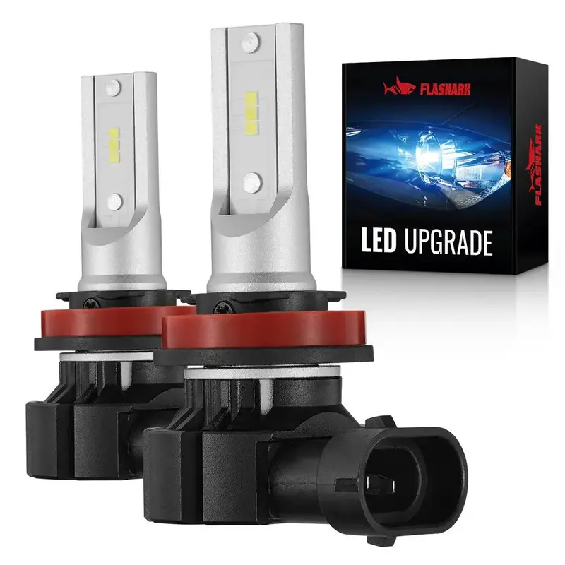 Xf1 H11/H8/H16 Led Fog Light Bulbs 40W 6000Lm 2Pcs 1