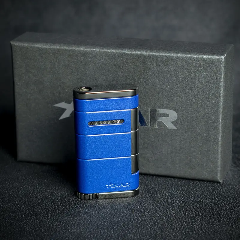 Xikar Allume Single Jet Cigar Lighter - Blue 1