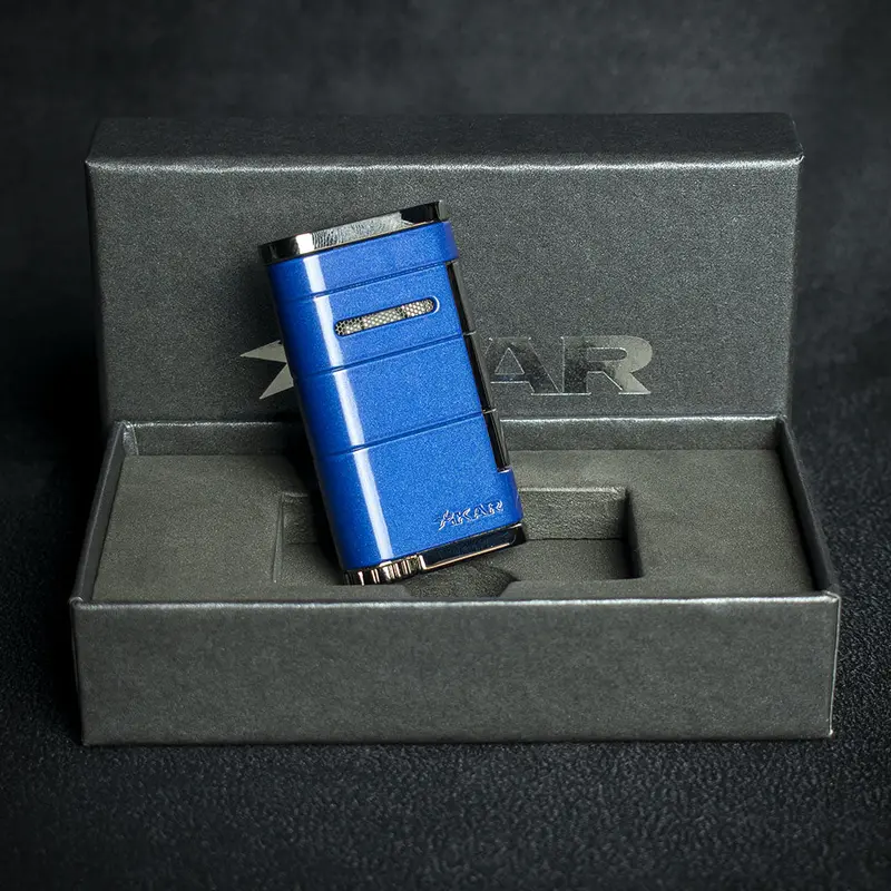 Xikar Allume Single Jet Cigar Lighter - Blue 2
