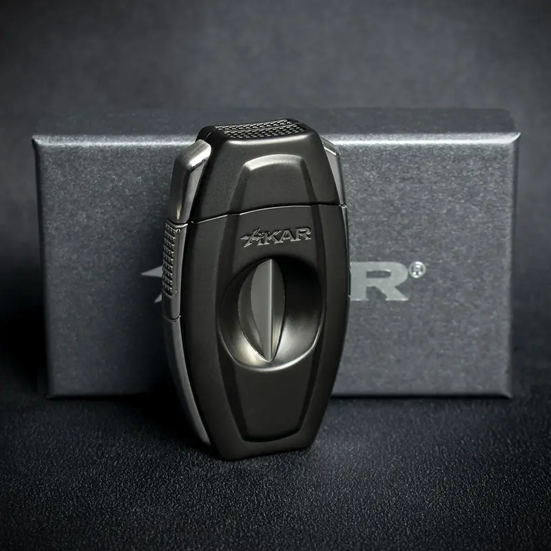 Xikar Flip Dual Cigar Cutter - Black 1
