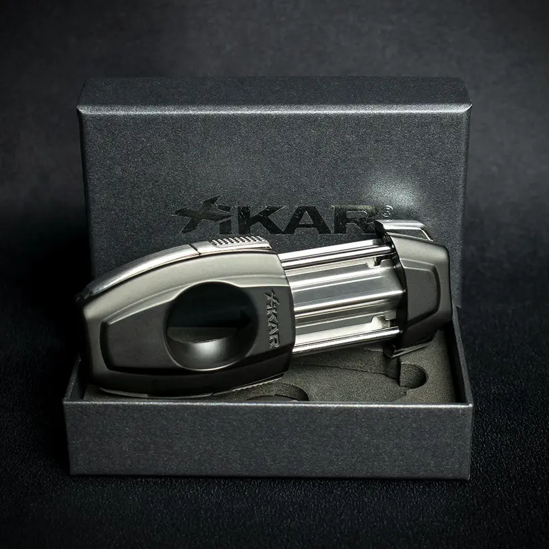Xikar Flip Dual Cigar Cutter - Black 2