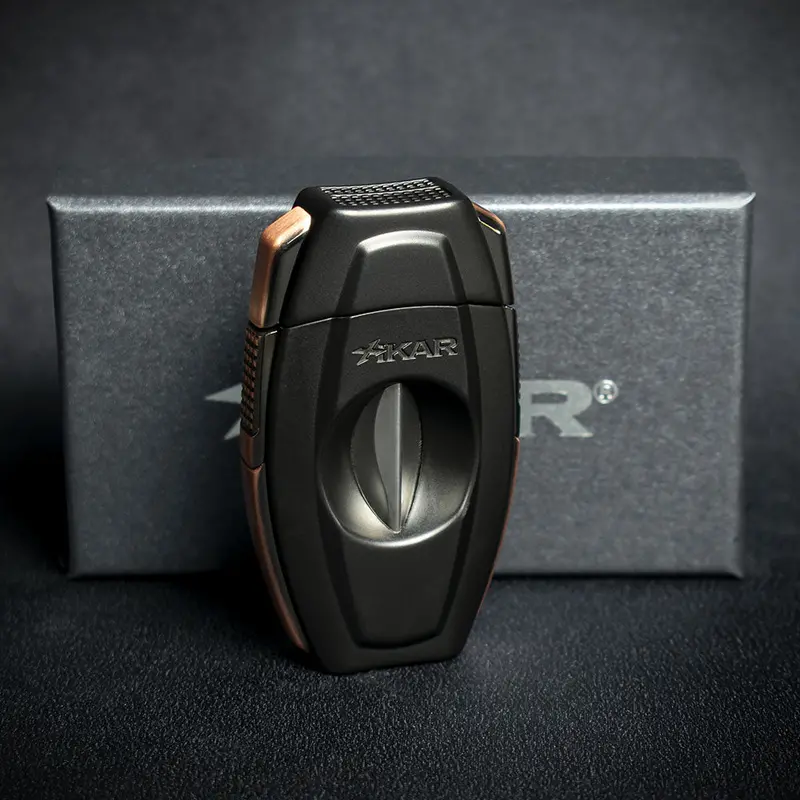 Xikar Flip Dual Cigar Cutter - Black/Bronze 1