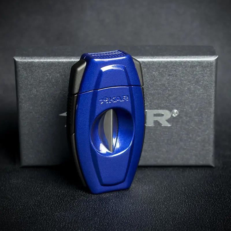 Xikar Flip Dual Cigar Cutter - Blue 1