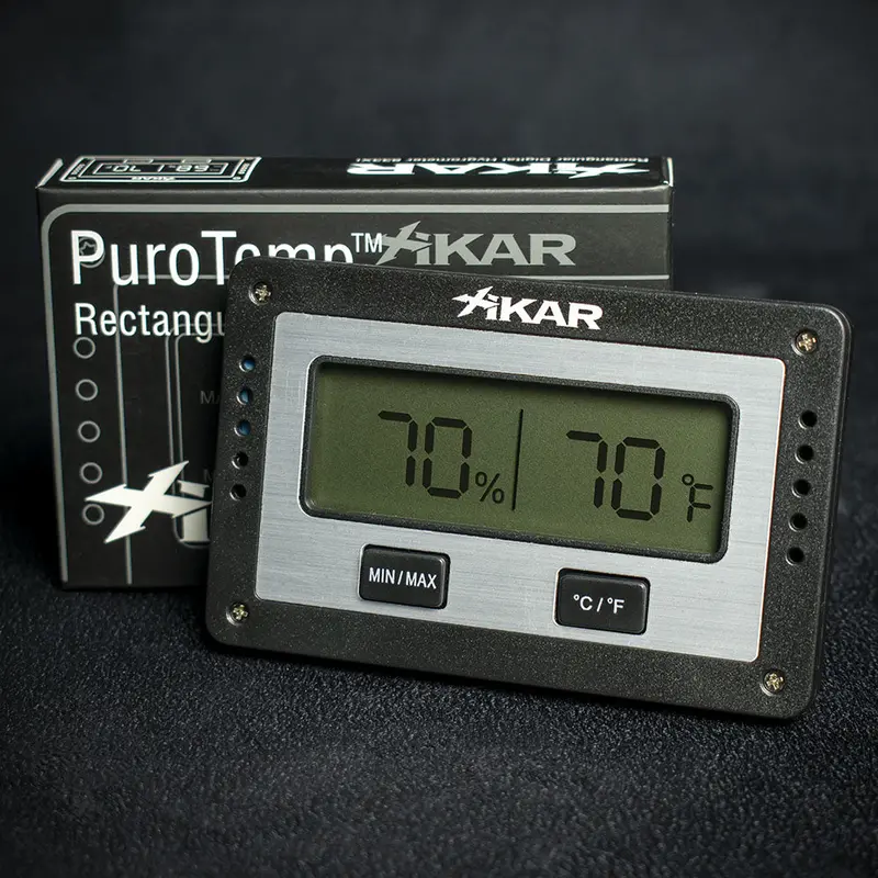 Xikar Purotemp Digital Rectangular Cigar Hygrometer 833Xi 1