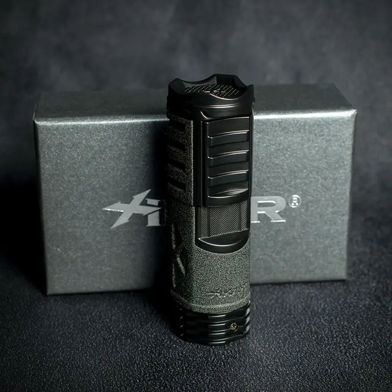 Xikar Tactical Single Jet Flame Cigar Lighter - Black  (551 Blk) 1