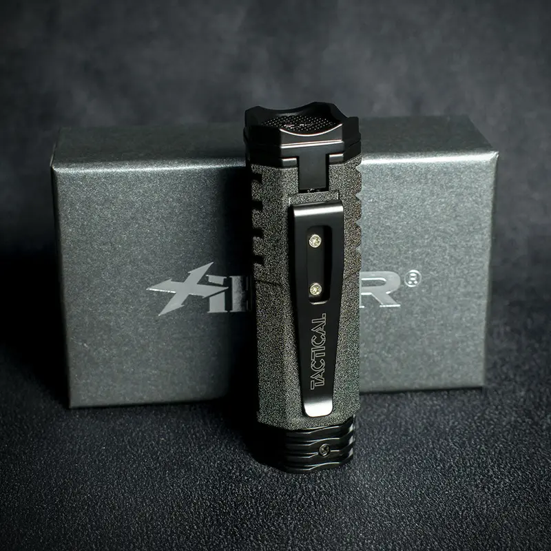 Xikar Tactical Single Jet Flame Cigar Lighter - Black (551 Blk) 2
