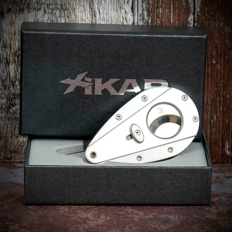 Xikar Xi-1 Silver 100Sl Double Blade Guillotine Cigar Cutter 1