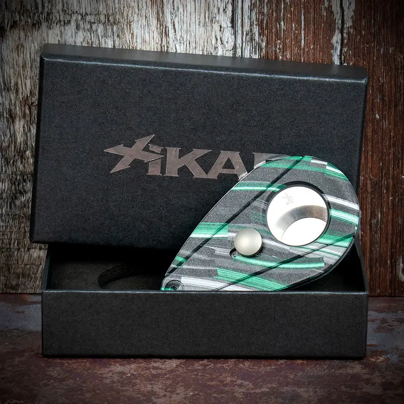 Xikar Xi-2 Nightlife Green 201Nlg Double Blade Guillotine Cigar Cutter 1