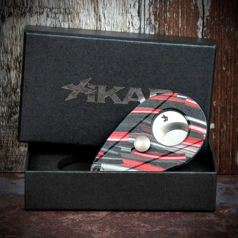 Xikar Xi-2 Nightlife Red 201Nlr Double Blade Guillotine Cigar Cutter 1