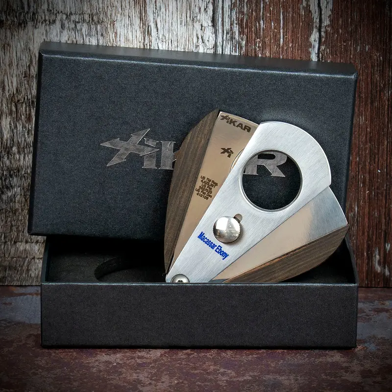Xikar Xi-3 Macassar Ebony 300Me Double Blade Guillotine Cigar Cutter 2