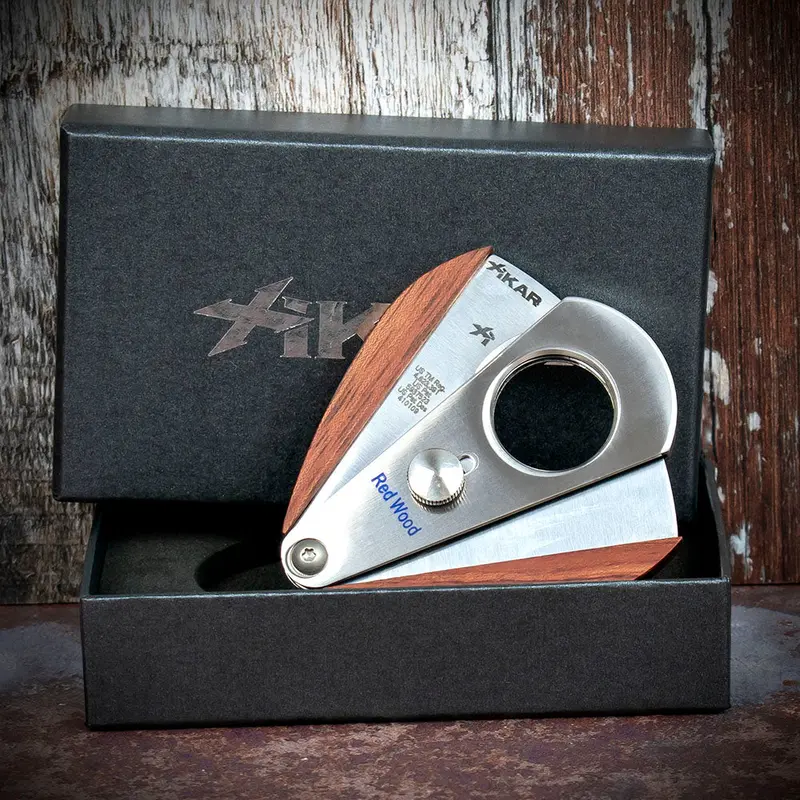 Xikar Xi-3 Redwood 300Rw Double Blade Guillotine Cigar Cutter 2