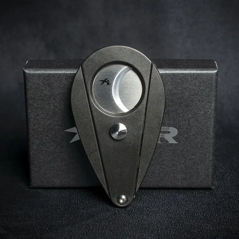 Xikar Xi80 Black Double Blade Guillotine Cigar Cutter 1