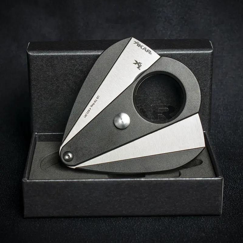 Xikar Xi80 Black Double Blade Guillotine Cigar Cutter 2