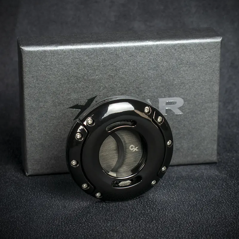 Xikar Xo Black On Black Double Blade Guillotine Cigar Cutter 1