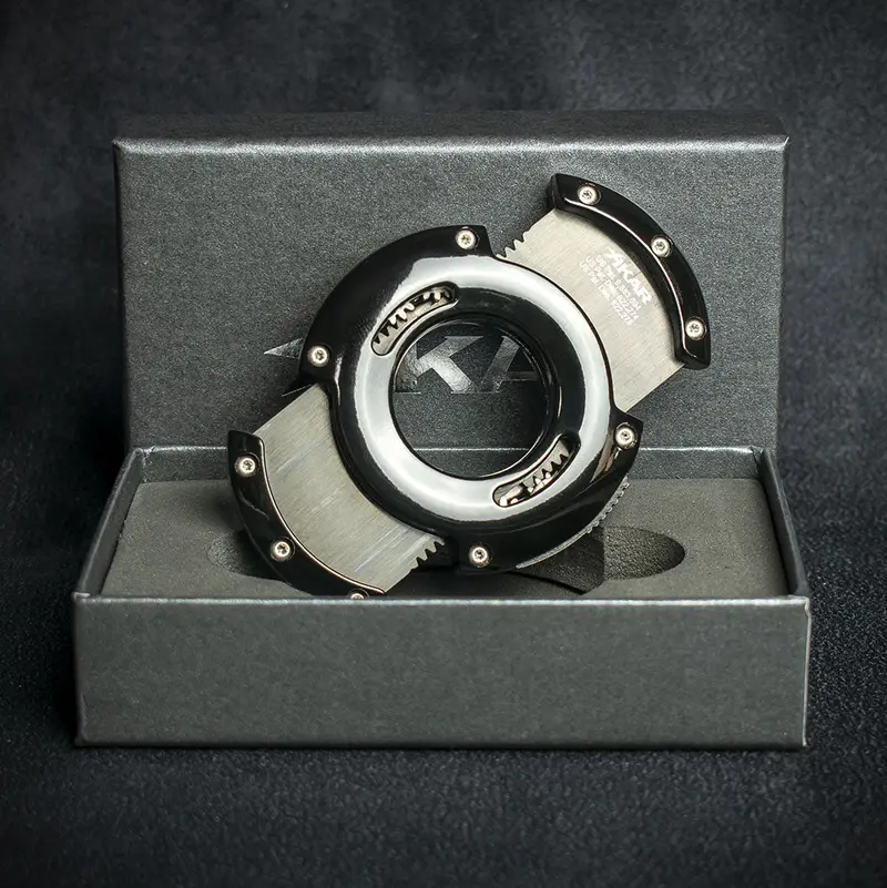 Xikar Xo Black On Black Double Blade Guillotine Cigar Cutter 2