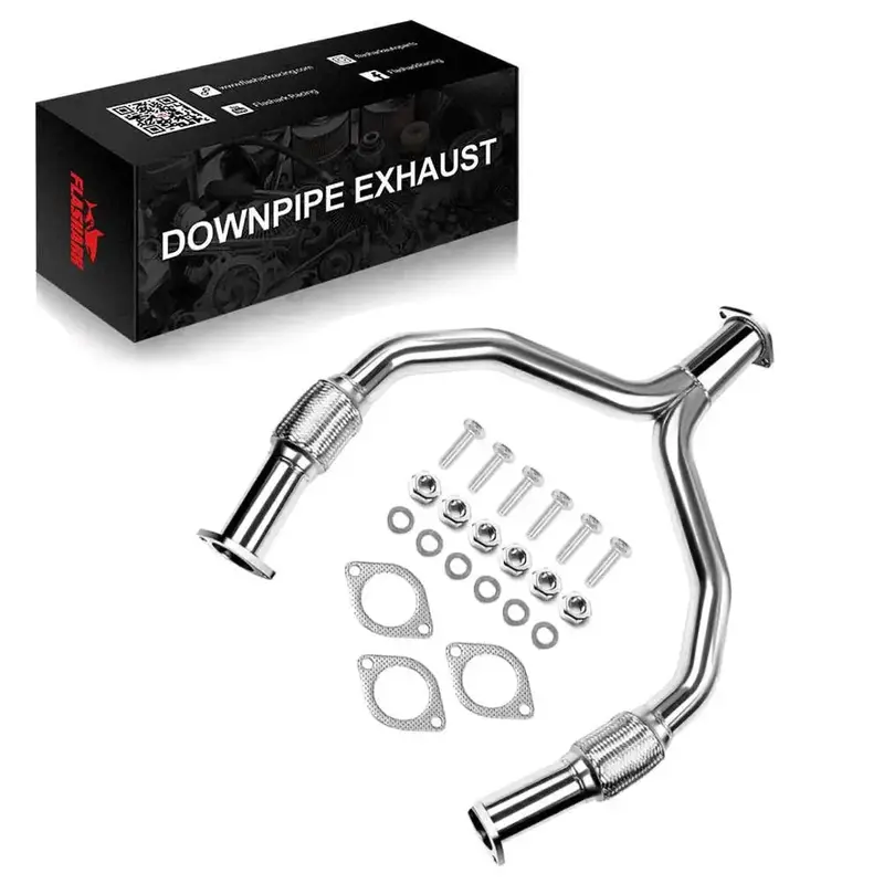 Y Pipe Downpipe Exhaust For 2008-2016 Nissan 370Z Z34 / Infiniti G37 V36 Vq37vhr 3.7L 1