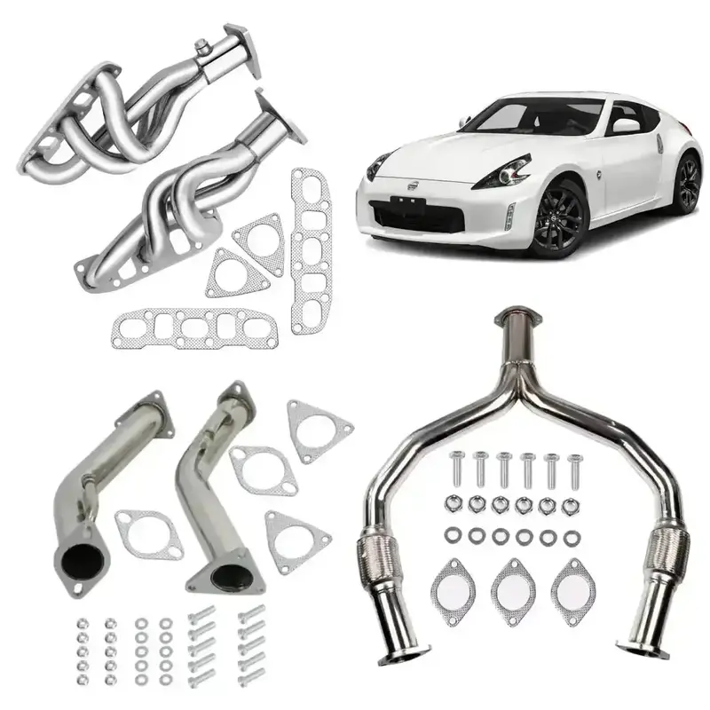 Y Pipe Downpipe Exhaust For 2008-2016 Nissan 370Z Z34 / Infiniti G37 V36 Vq37vhr 3.7L 3