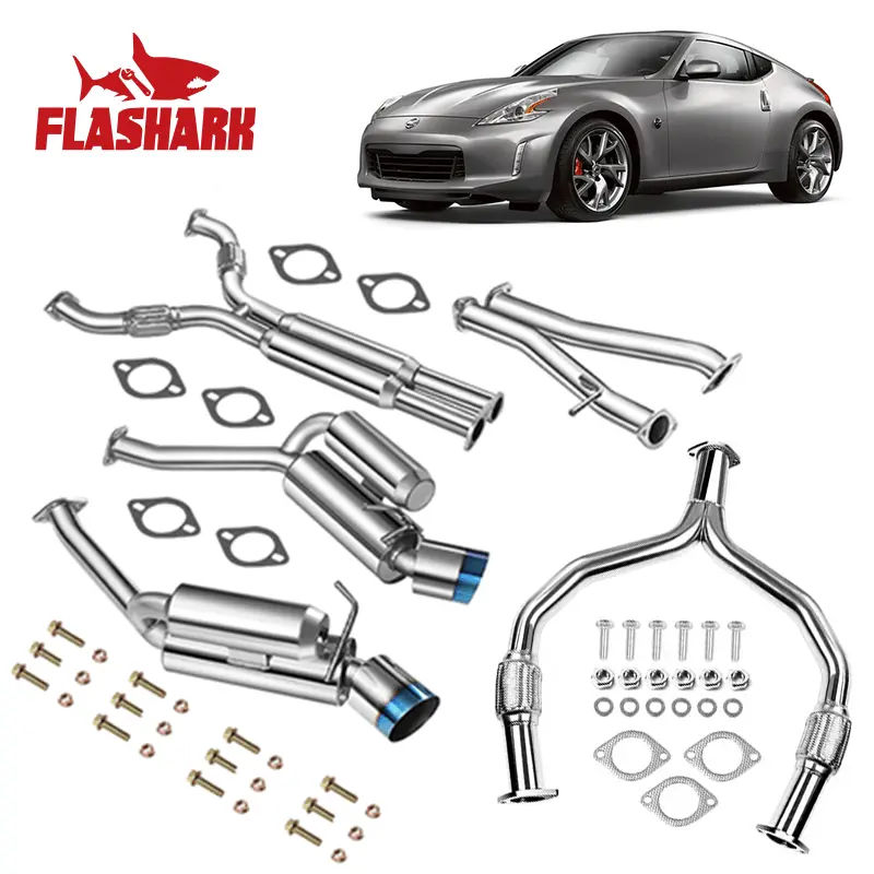 Y Pipe Downpipe Exhaust For 2008-2016 Nissan 370Z Z34 / Infiniti G37 V36 Vq37vhr 3.7L 5