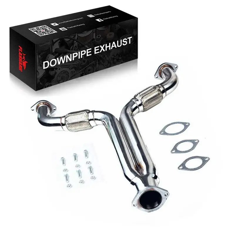 Y Pipe Downpipe Exhaust/Test Pipes For 2003-2009 Nissan 350Z 3.5L 2005, 2007 Infiniti G35 1