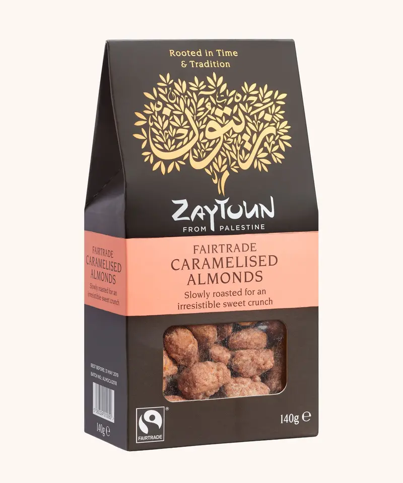 Zaytoun Caramelised Roasted Almonds - 140G 1