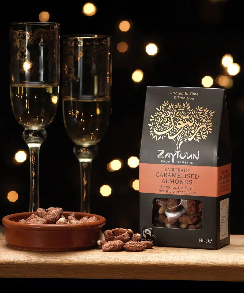 Zaytoun Caramelised Roasted Almonds - 140G 2