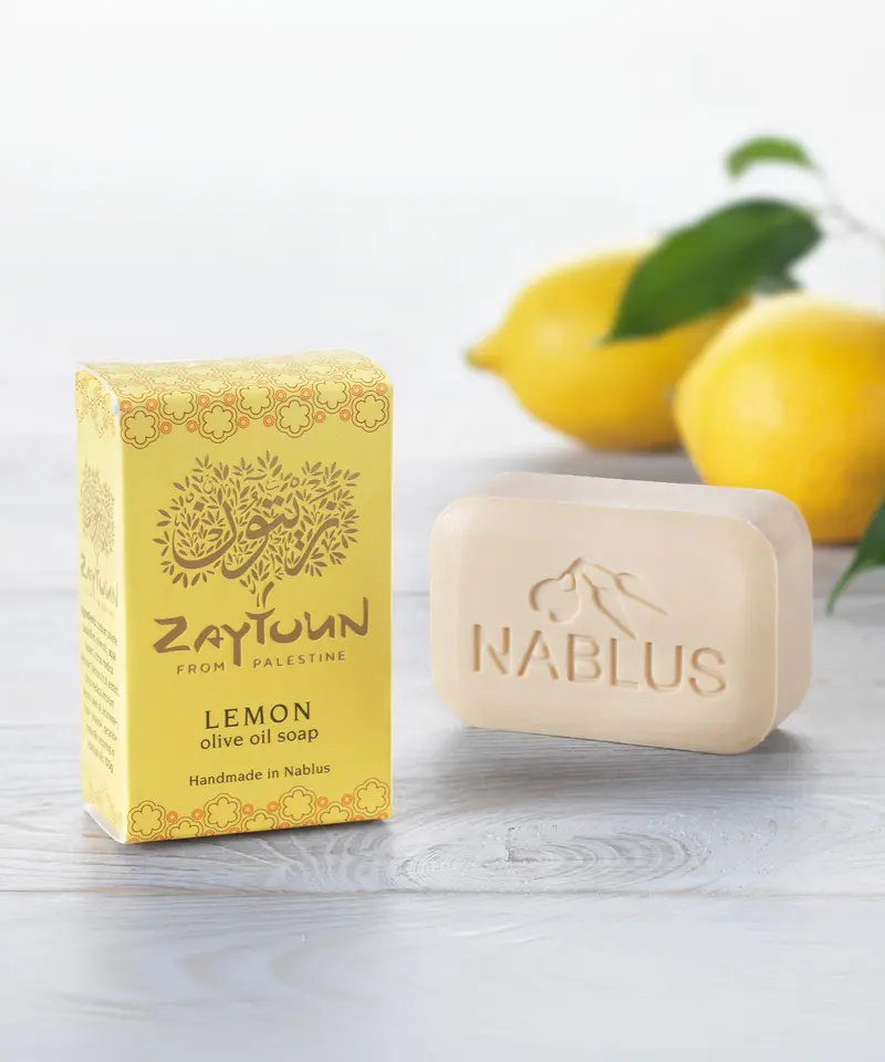 Zaytoun Pure Olive Oil Soap - Lemon 100G 1