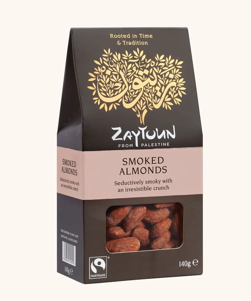 Zaytoun Smoked Almonds - 140G 1