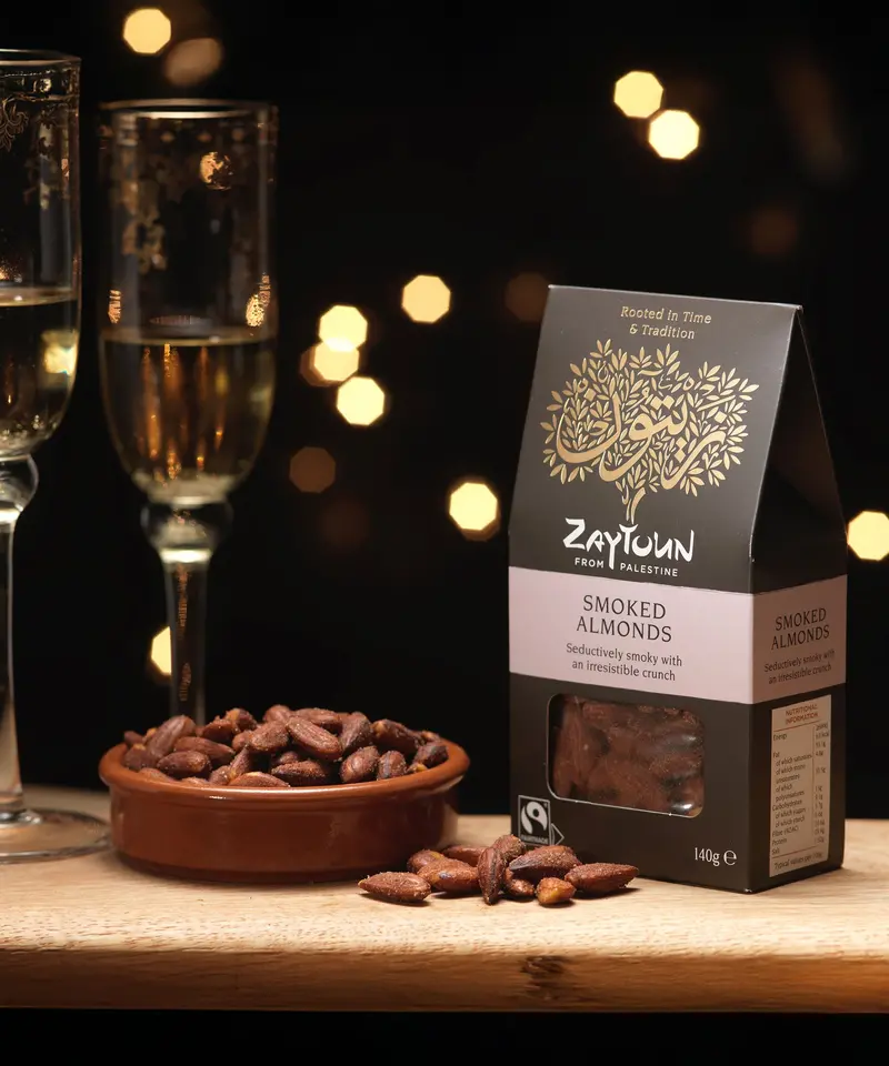 Zaytoun Smoked Almonds - 140G 2