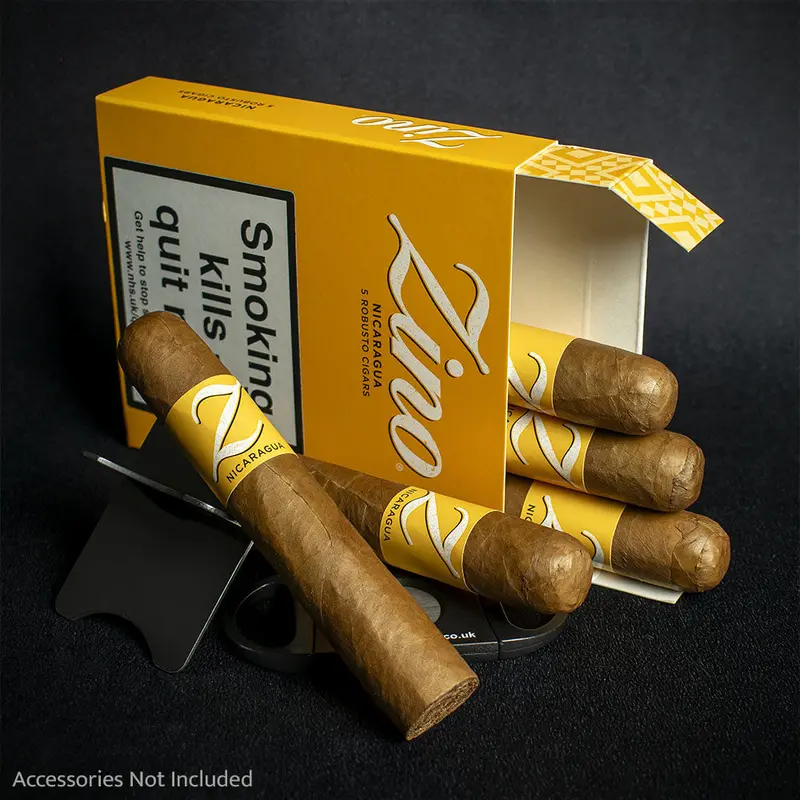 Zino Nicaragua Robusto Cigars - Pack Of 5 1