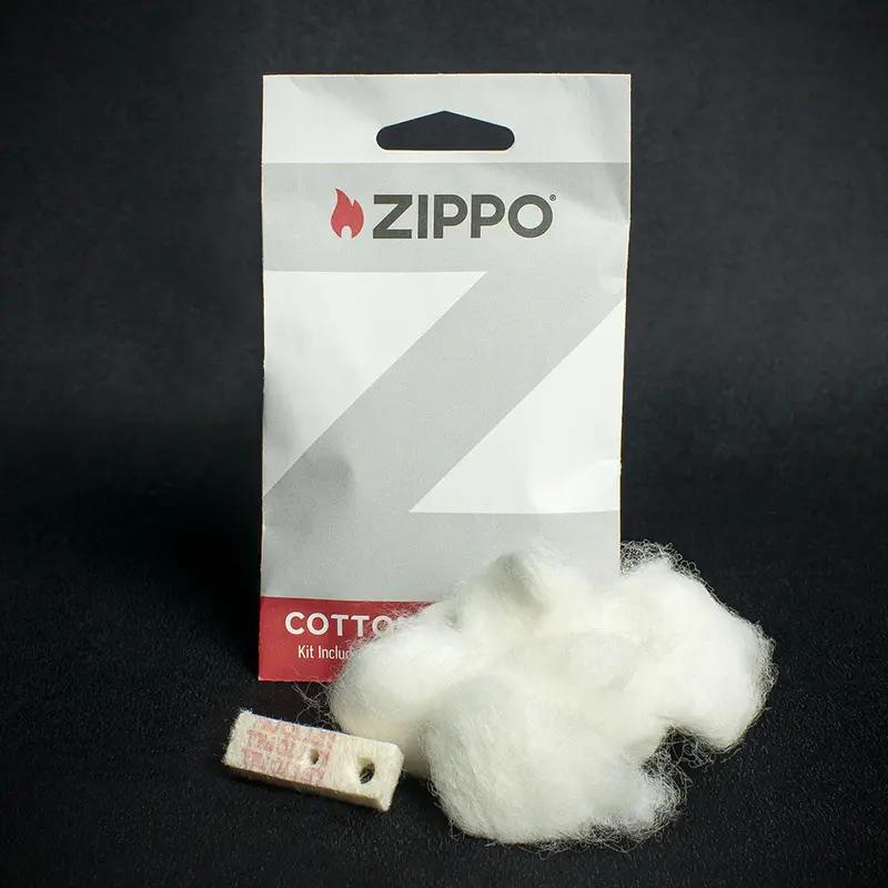 Zippo Lighter Maintenance - Cotton & Felt Replacement Wadding 1